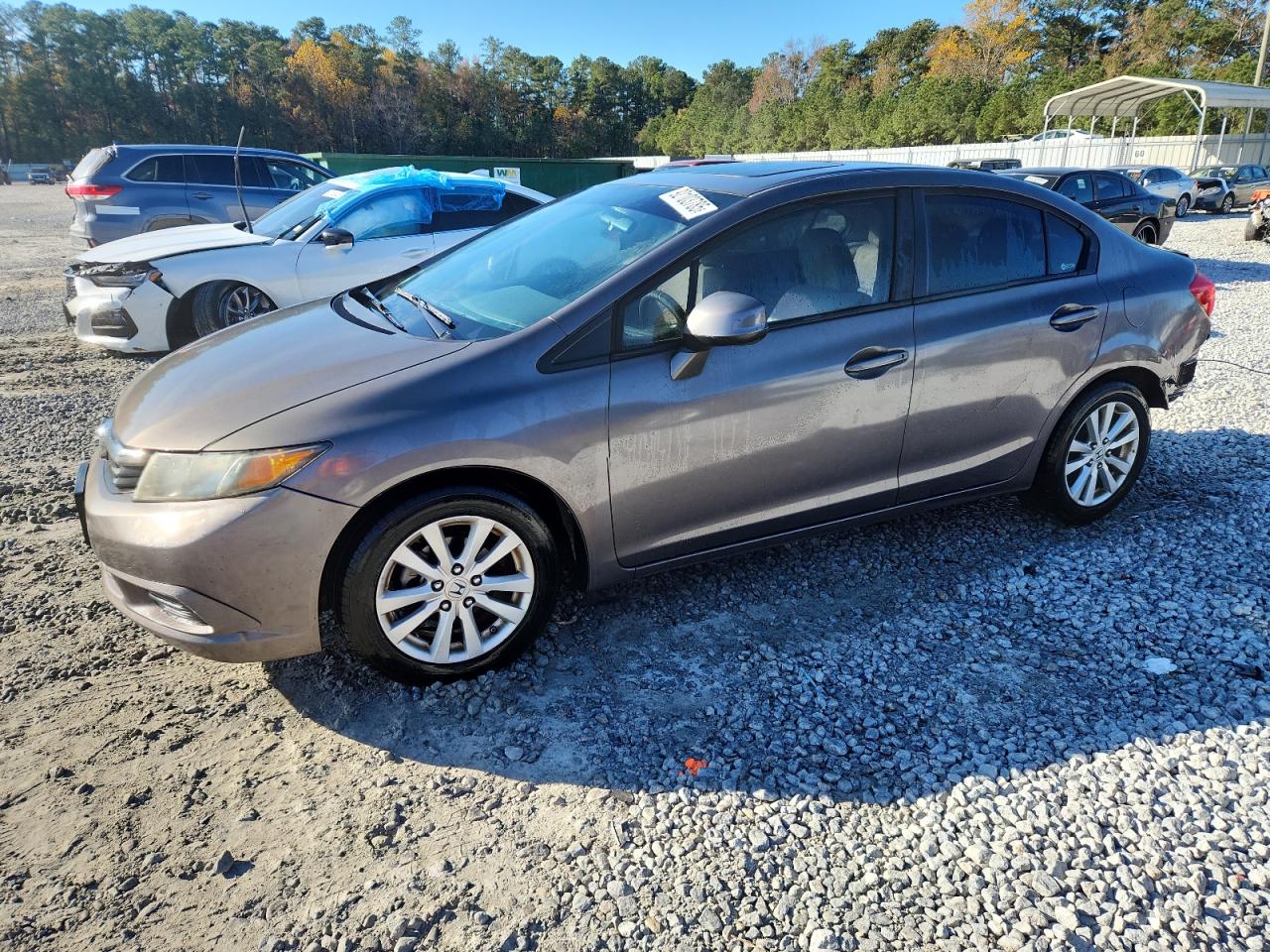 Lot #3284673441 2012 HONDA CIVIC EX