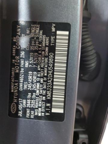 2017 HYUNDAI TUCSON LIM #3292311296