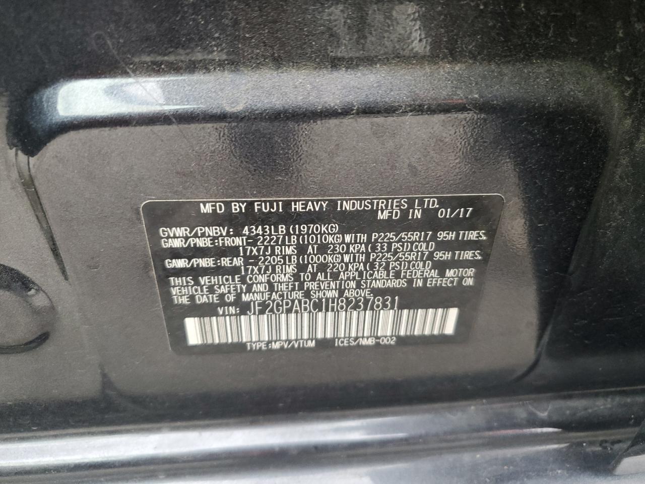 SUBARU CROSSTREK PREMIUM