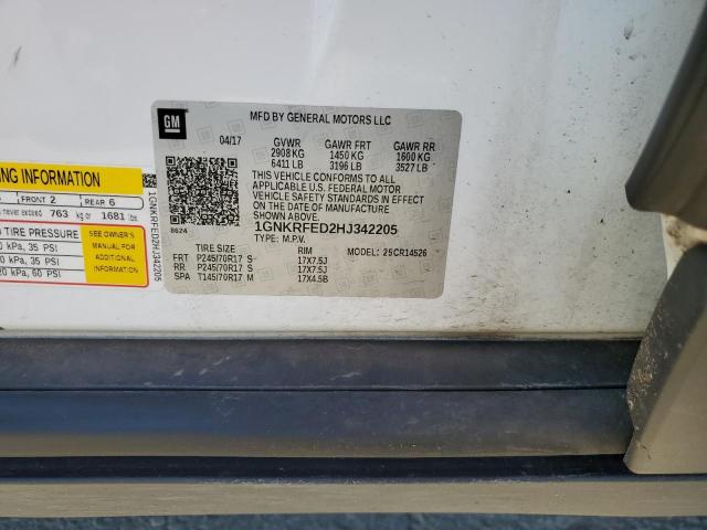 2017 CHEVROLET TRAVERSE L #3294497499