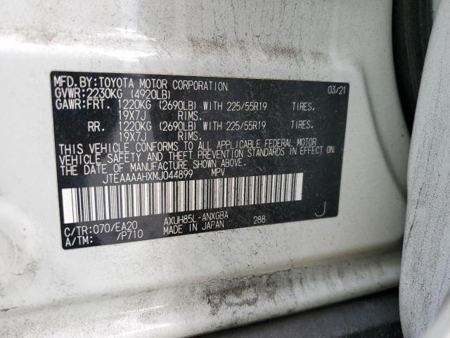 2021 TOYOTA VENZA LE #3282583908