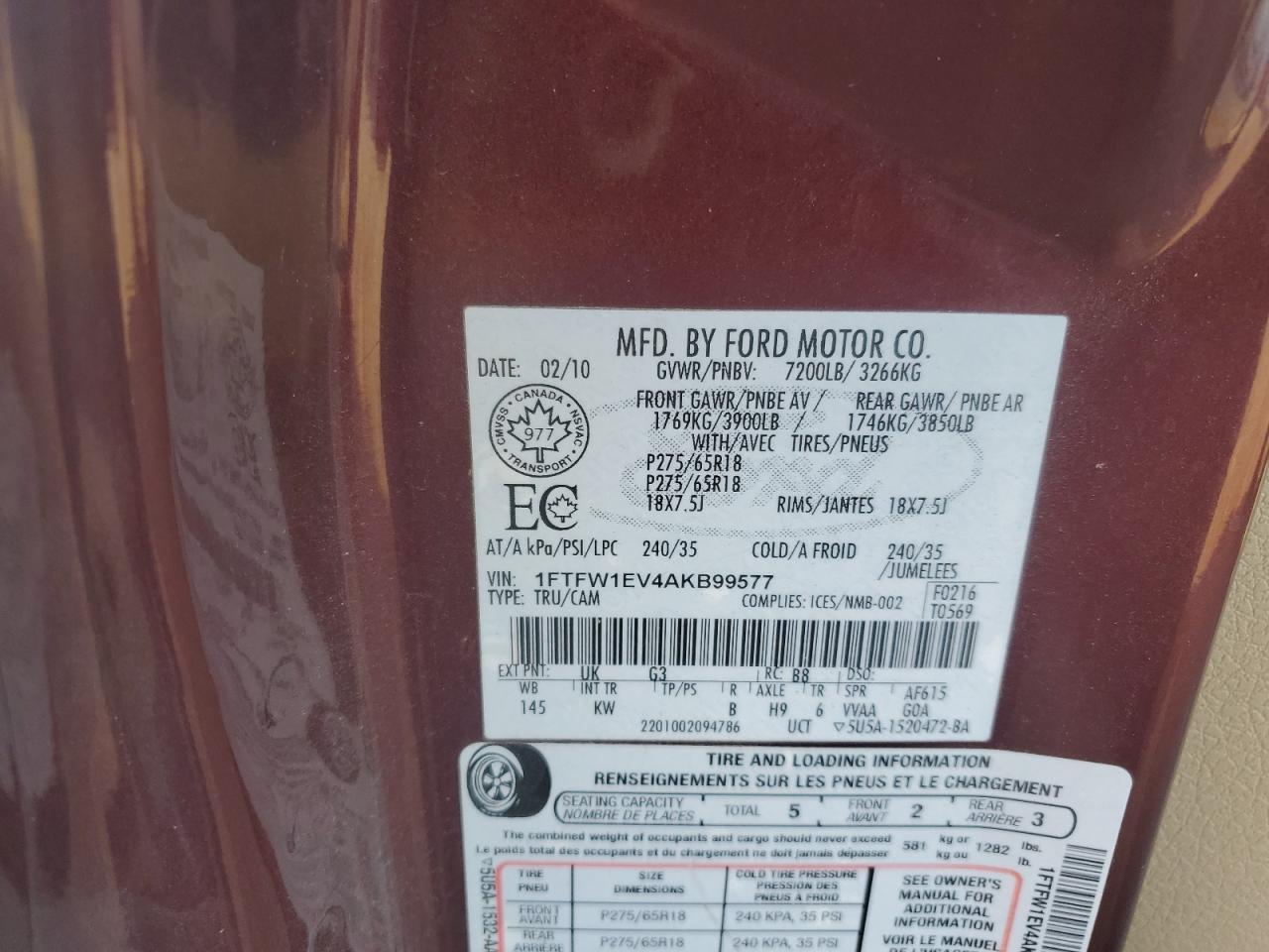 FORD F-150 SUPERCREW