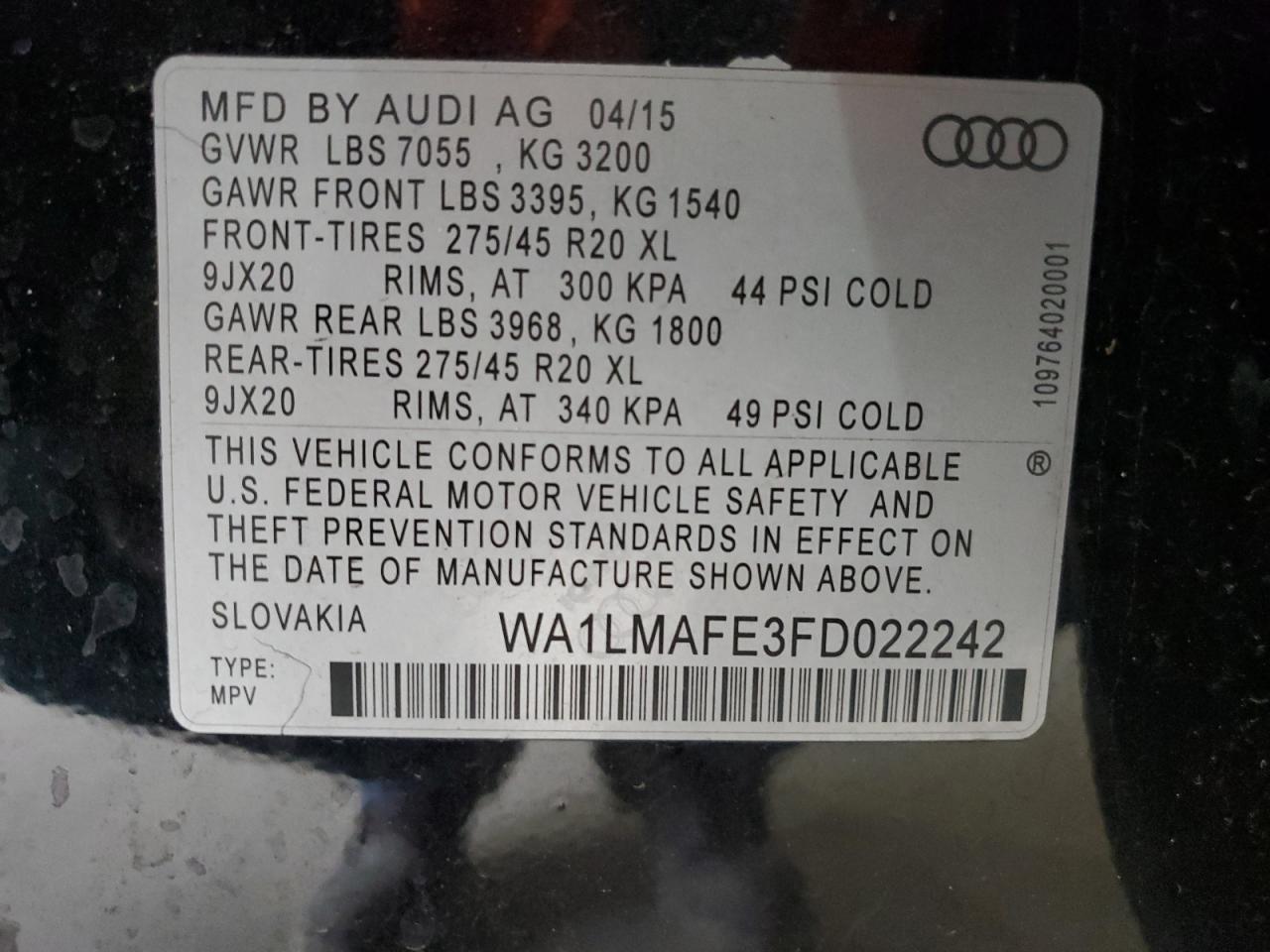 AUDI Q7 TDI PREMIUM PLUS