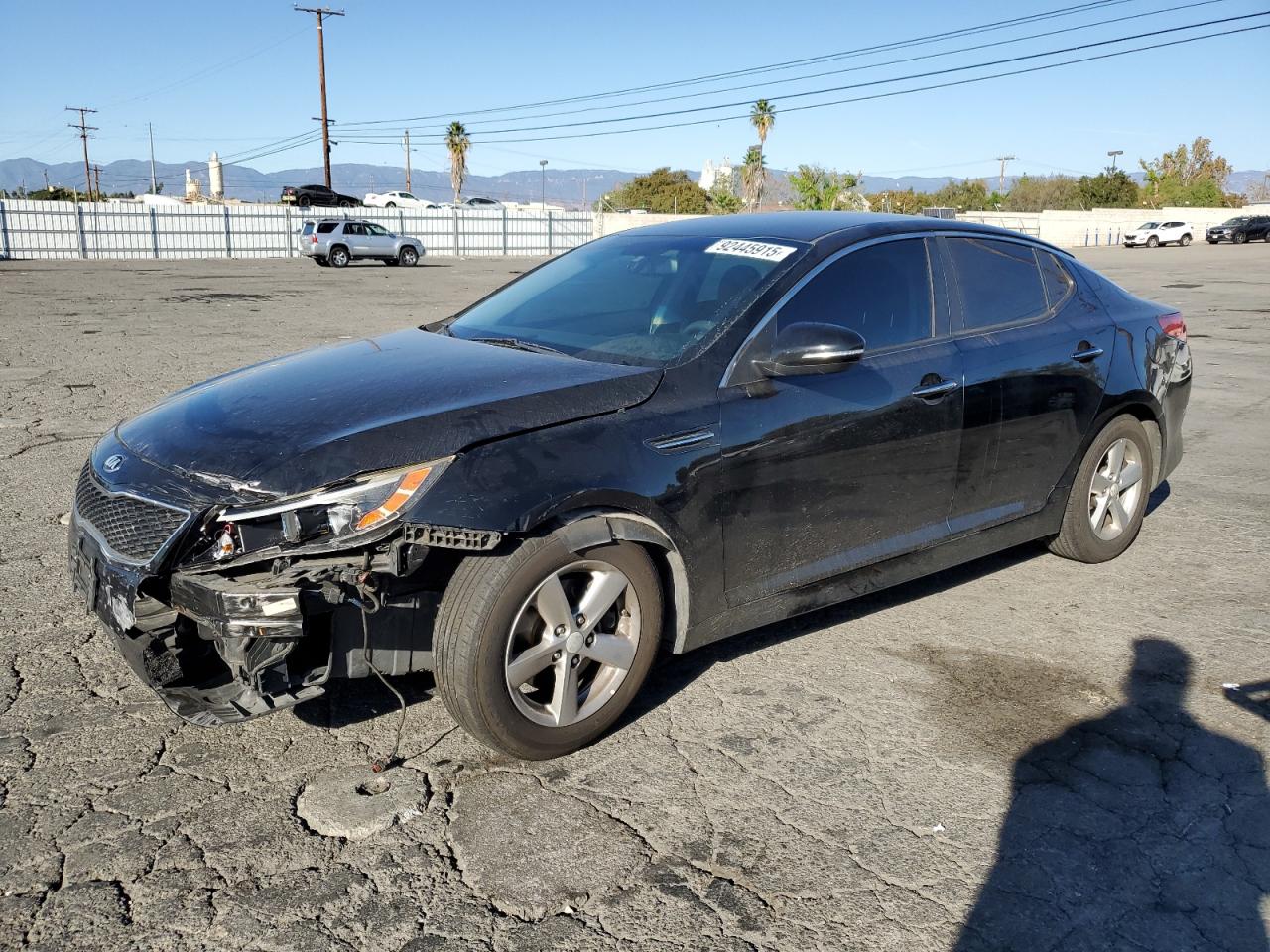 Lot #3312735241 2015 KIA OPTIMA LX