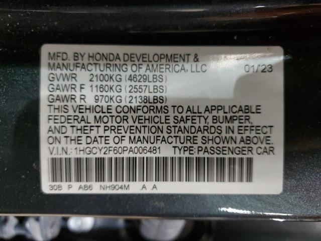 2023 HONDA ACCORD HYB - 1HGCY2F60PA006481