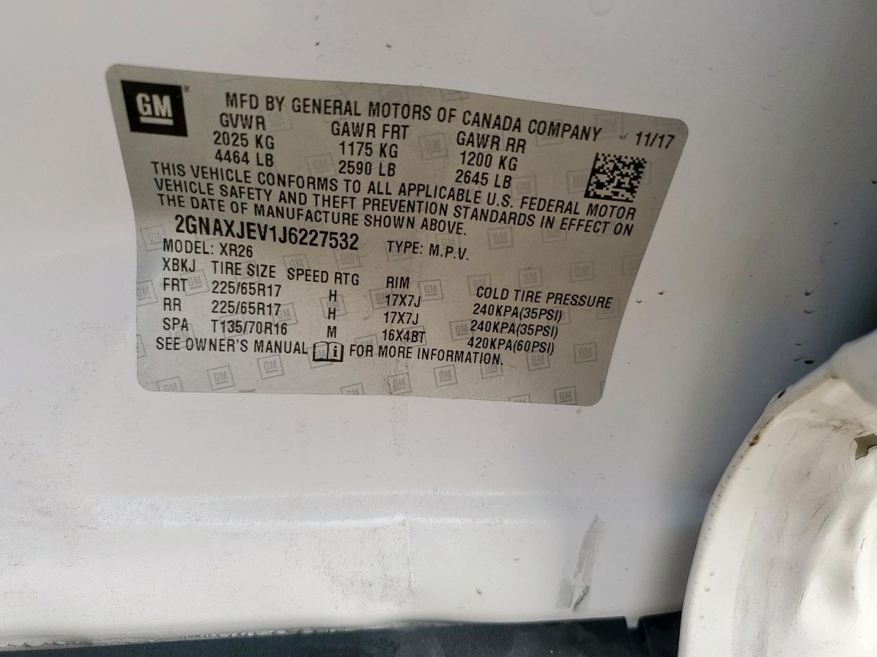 CHEVROLET EQUINOX LT