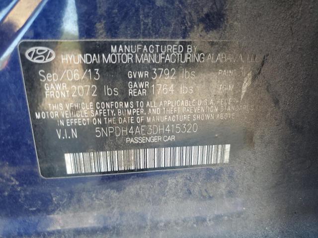 2013 HYUNDAI ELANTRA #3294117940