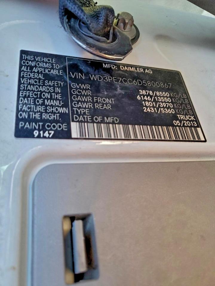 Lot #3311726242 2013 MERCEDES-BENZ SPRINTER