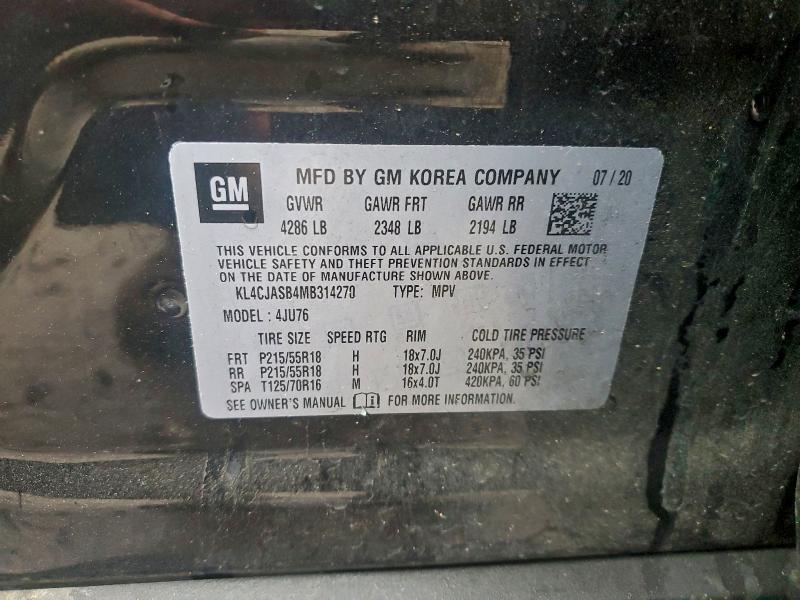 2021 BUICK ENCORE PRE #3304602441