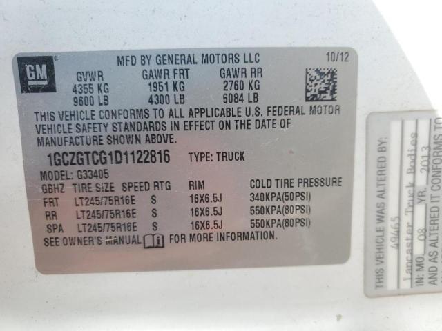 2013 CHEVROLET EXPRESS G3 #3284705029