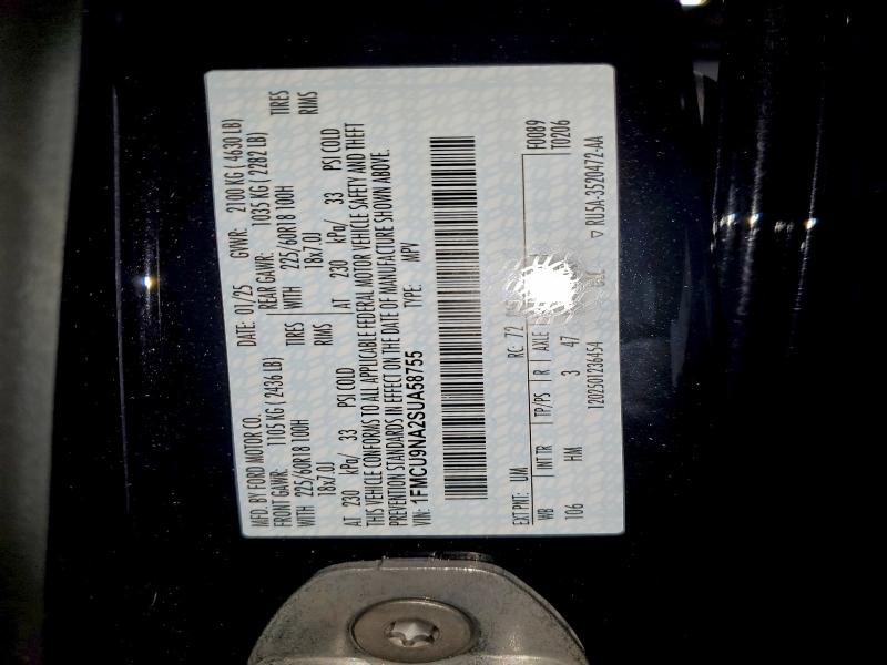 2025 FORD ESCAPE ST #3310093884