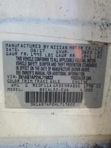 2017 NISSAN SENTRA S #3303788418