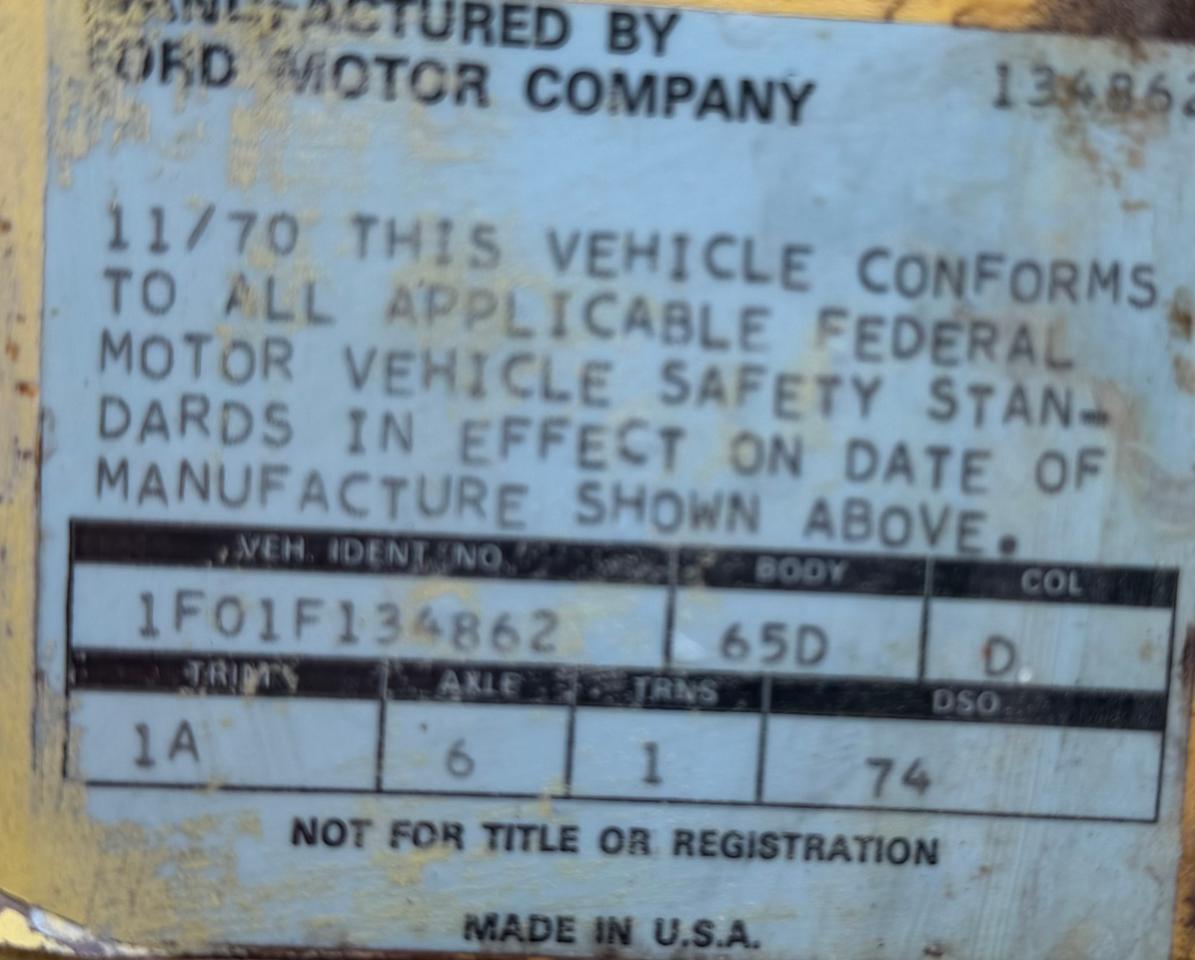 Lot #3292285274 1971 FORD MUSTANG