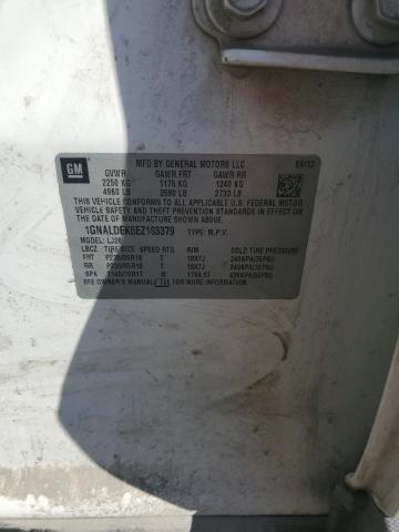 2014 CHEVROLET EQUINOX LT #3286773922