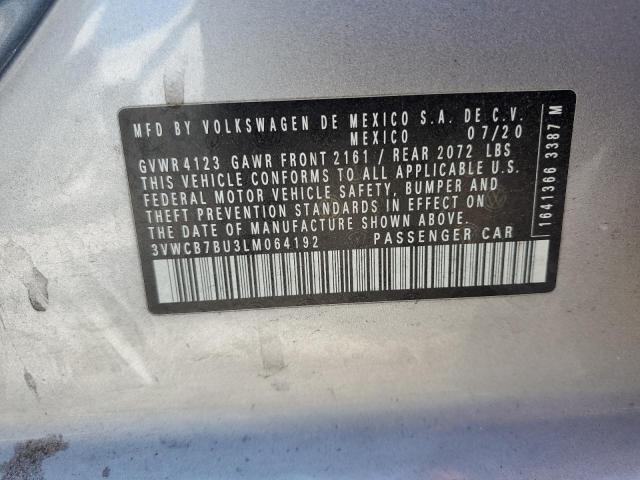 2020 VOLKSWAGEN JETTA S #3303817424