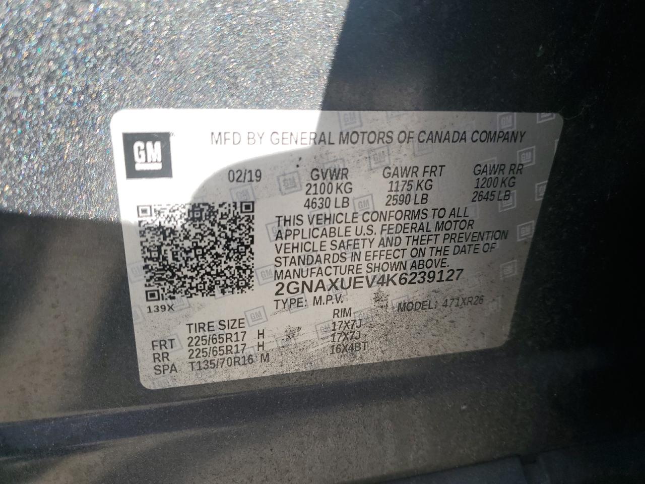 CHEVROLET EQUINOX LT