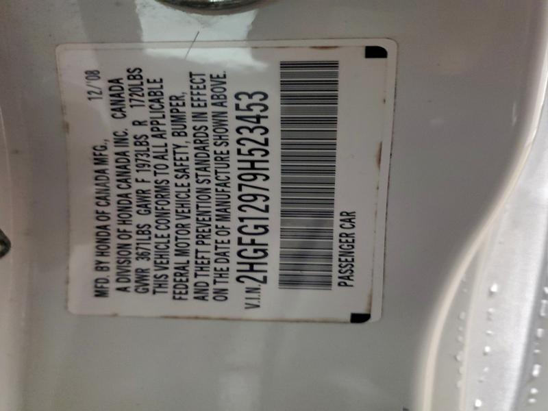 2009 HONDA CIVIC EXL #3302648017