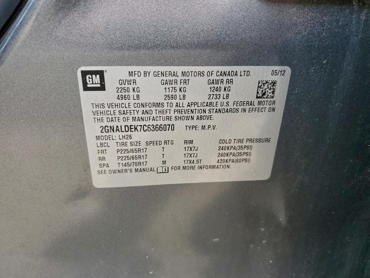 CHEVROLET EQUINOX LT