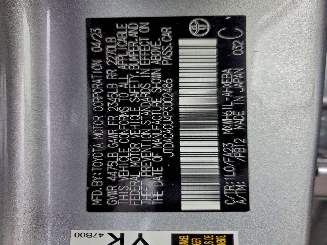 TOYOTA PRIUS PRIME SE