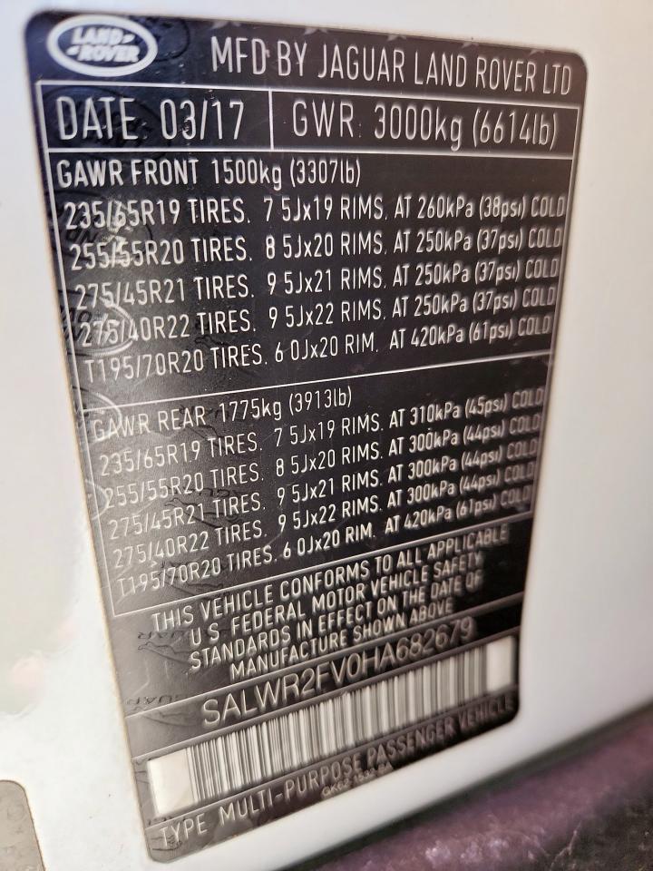 LAND ROVER RANGE ROVER HSE