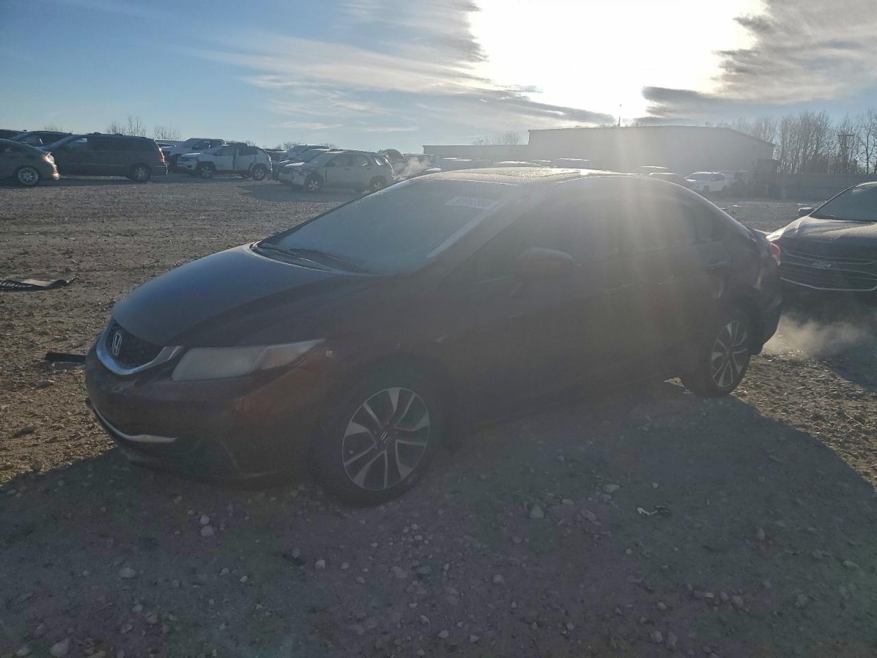Lot #3303704021 2014 HONDA CIVIC EX