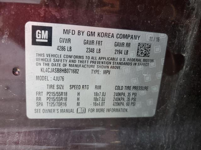 2017 BUICK ENCORE PRE KL4CJASB8HB071682