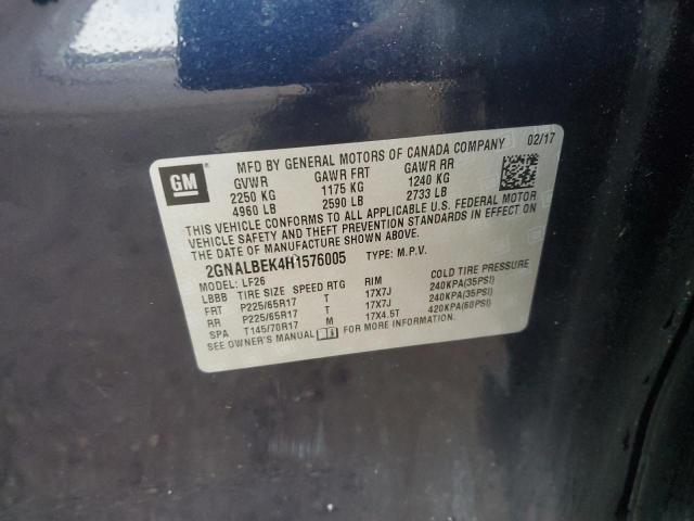 2017 CHEVROLET EQUINOX LS #3301807333