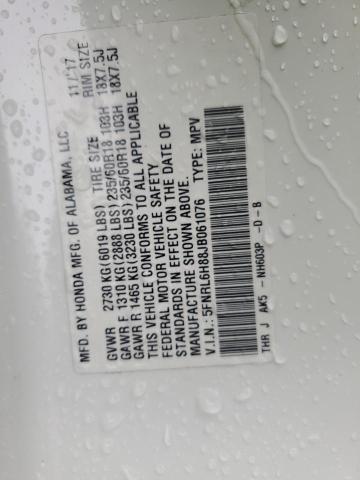 2018 HONDA ODYSSEY TO #3301933510