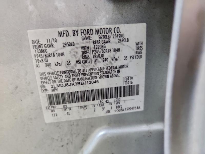 2011 LINCOLN MKX #3296239488