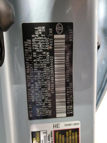 2009 TOYOTA CAMRY BASE #3301983483