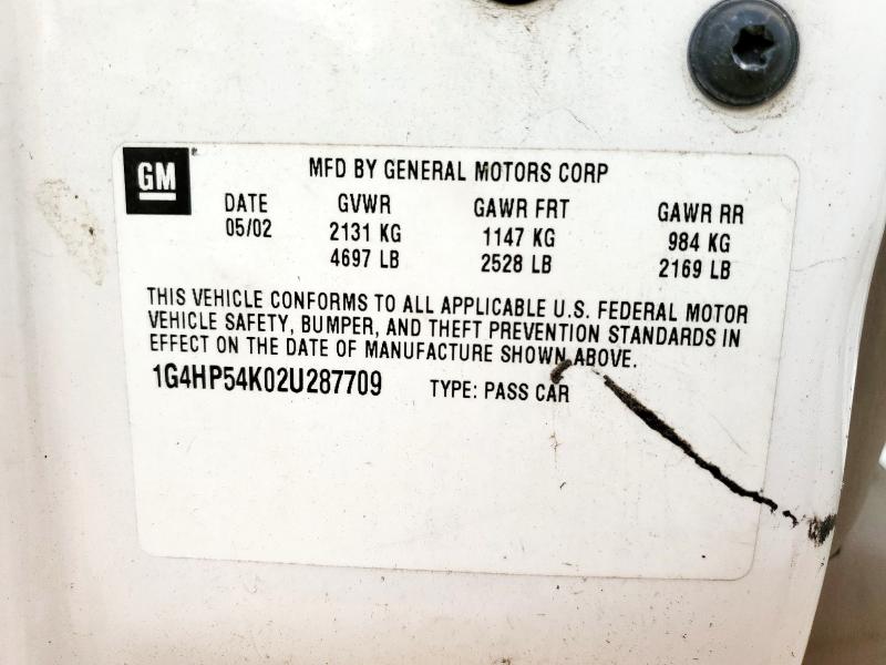 2002 BUICK LESABRE CU #3297252404