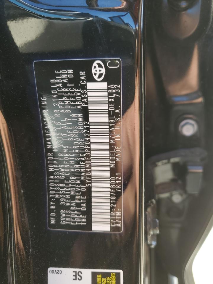 Lot #3315938094 2023 TOYOTA COROLLA LE