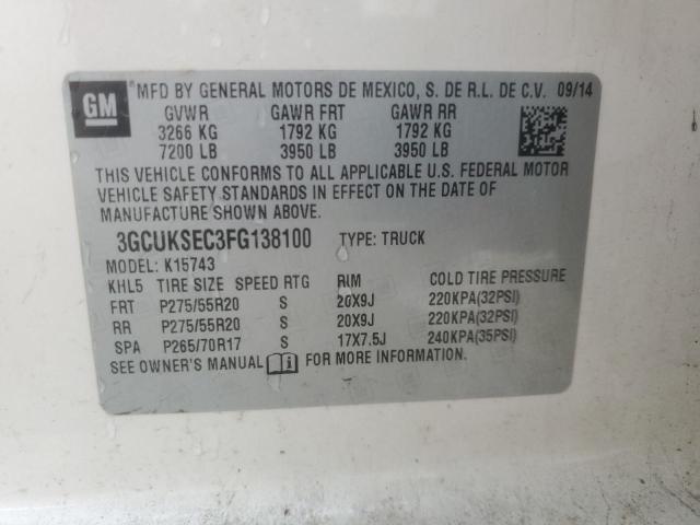 2015 CHEVROLET SILVERADO #3284626333