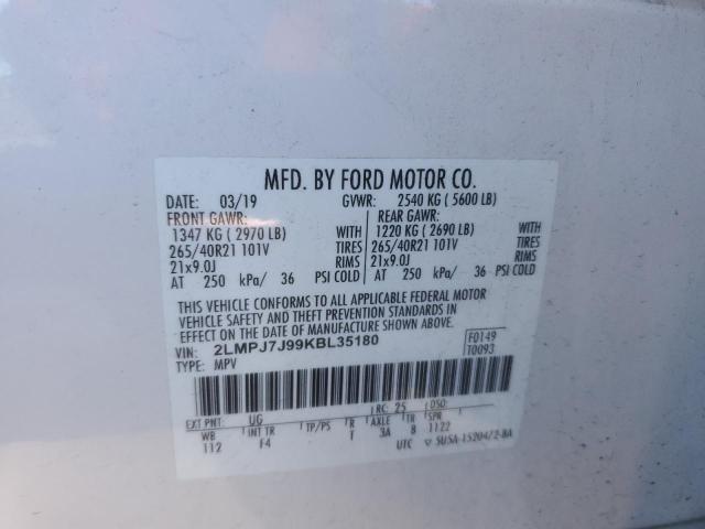 2019 LINCOLN NAUTILUS B #3290202295