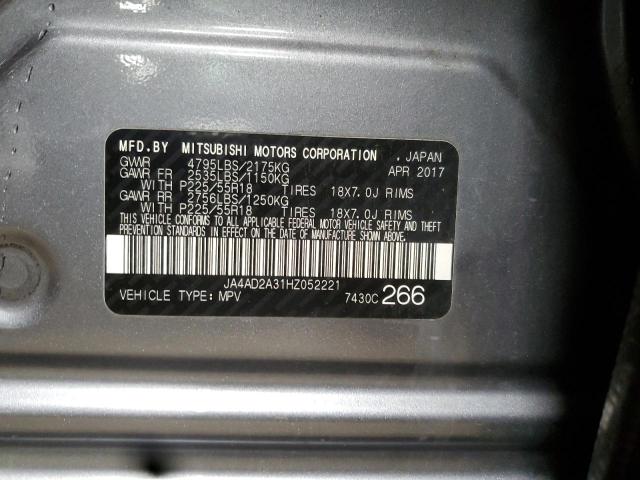 2017 MITSUBISHI OUTLANDER #3290374778