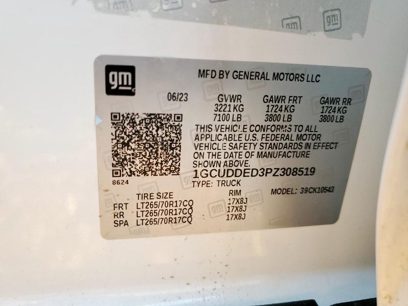 2023 CHEVROLET SILVERADO #3305609744