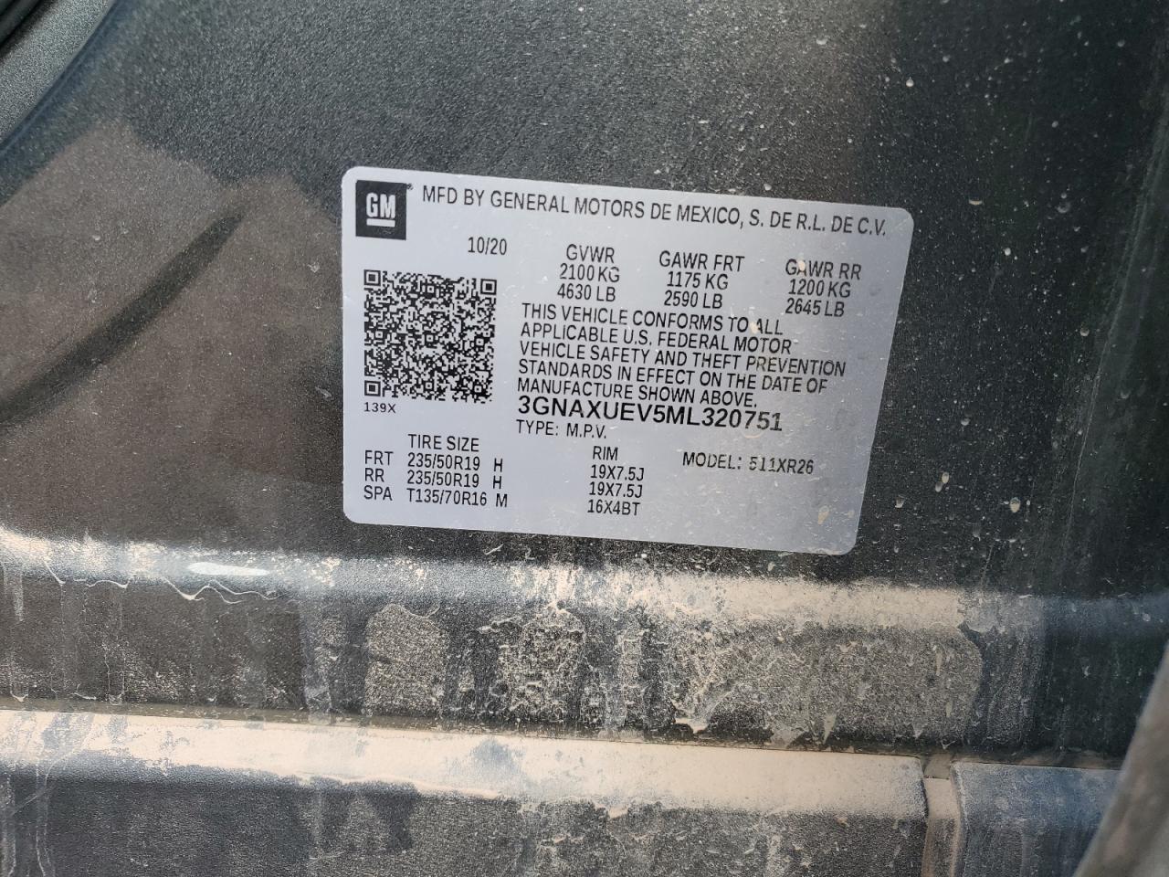 CHEVROLET EQUINOX LT