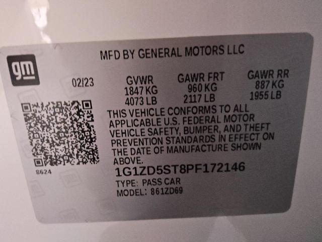 2023 CHEVROLET MALIBU LT #3304530472