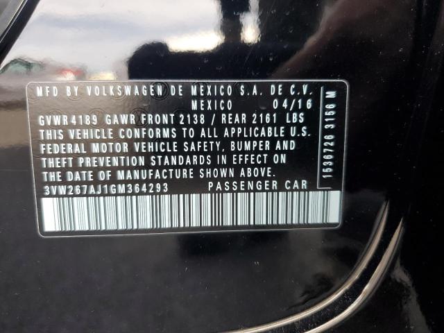 2016 VOLKSWAGEN JETTA S #3296932853