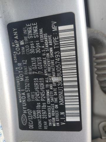 2008 HYUNDAI VERACRUZ G #3301965419