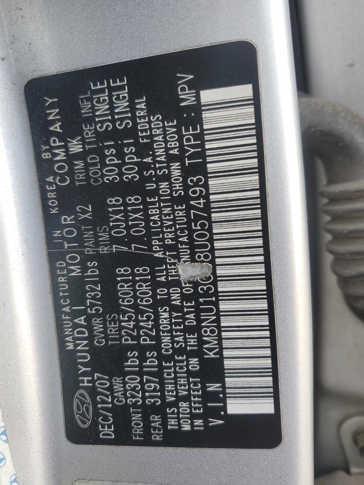 Lot #3301965419 2008 HYUNDAI VERACRUZ G