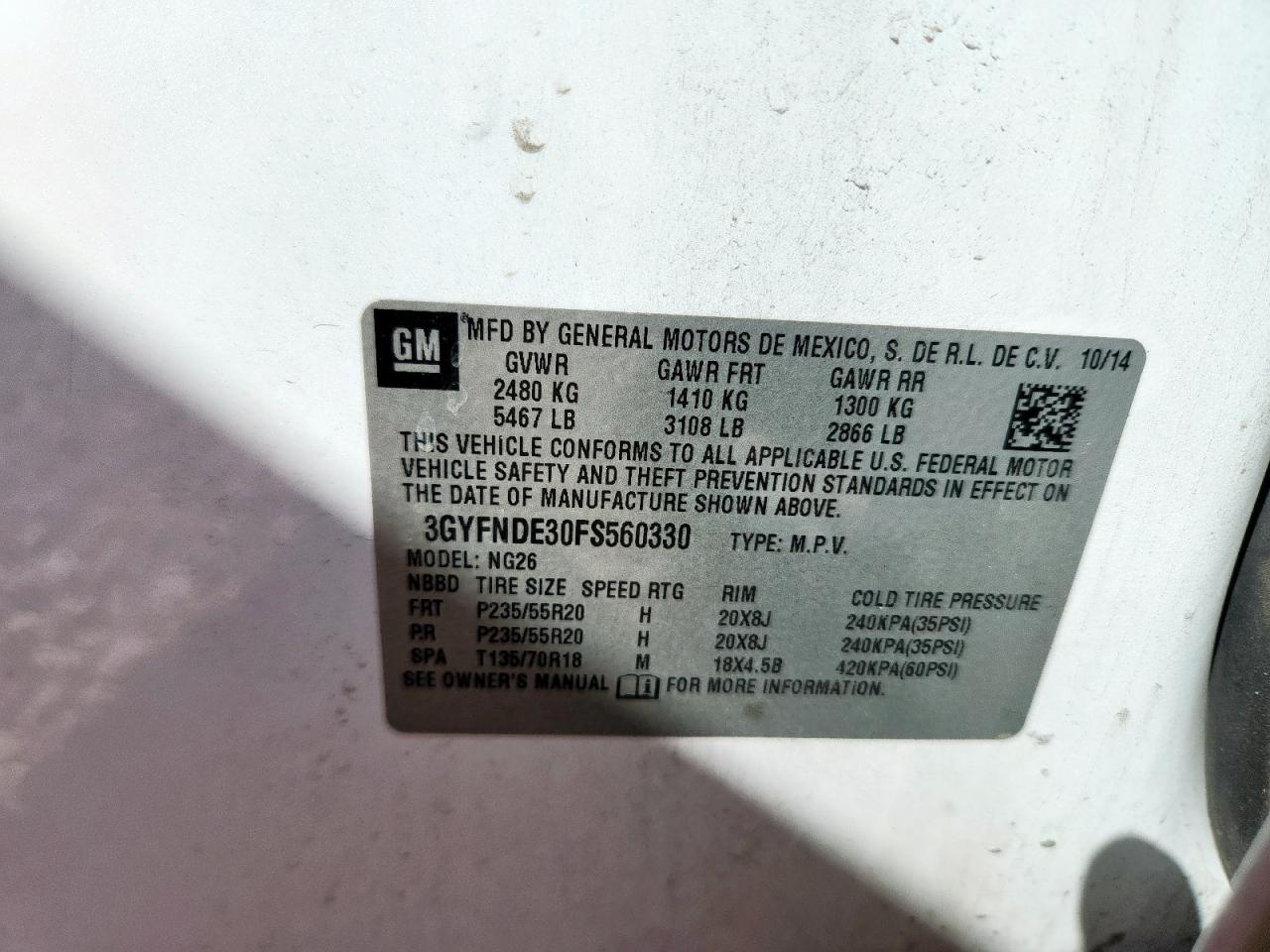 CADILLAC SRX PREMIUM COLLECTION