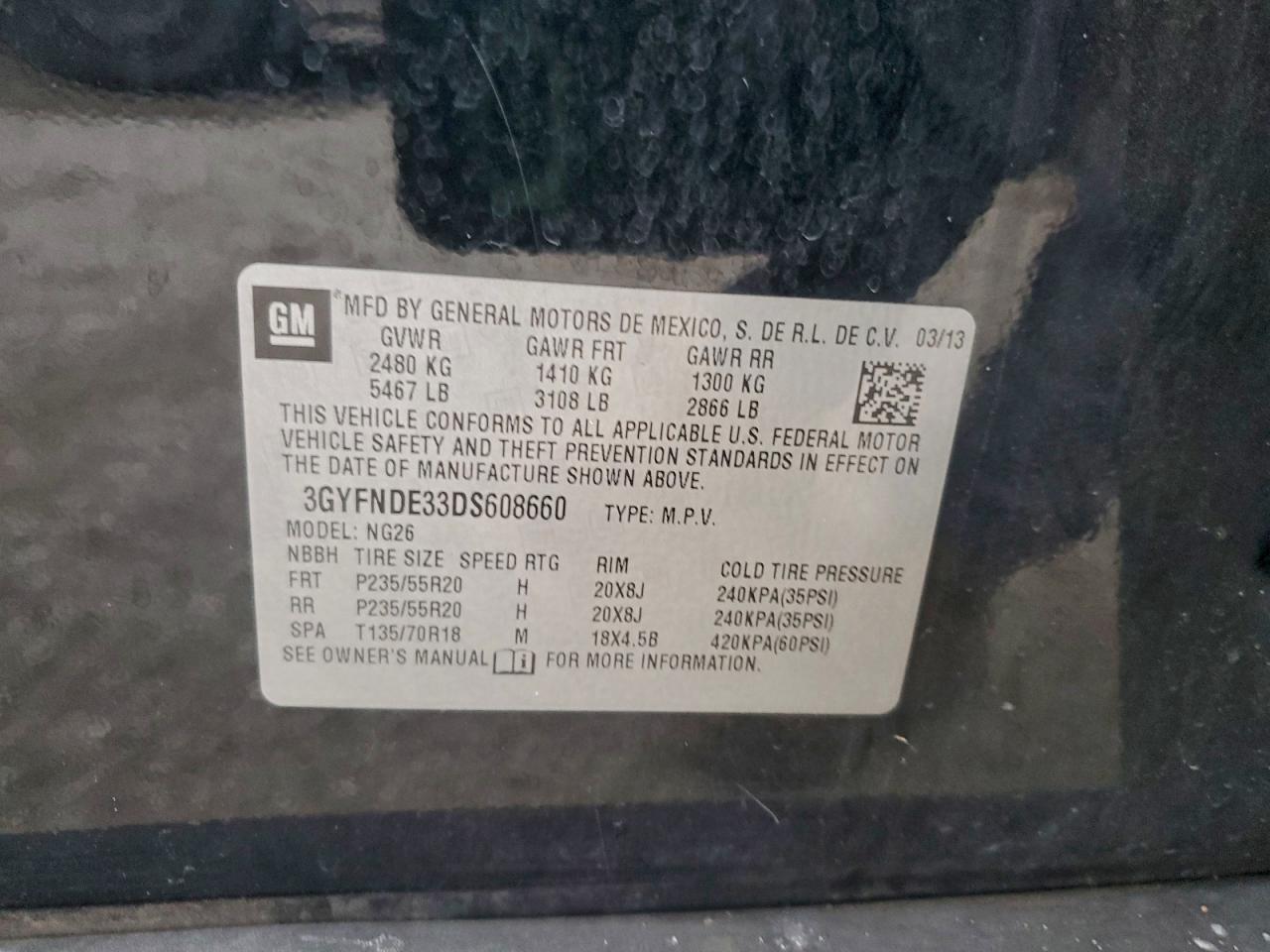 CADILLAC SRX PERFORMANCE COLLECTION