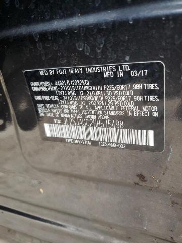 2017 SUBARU FORESTER 2 #3297961775