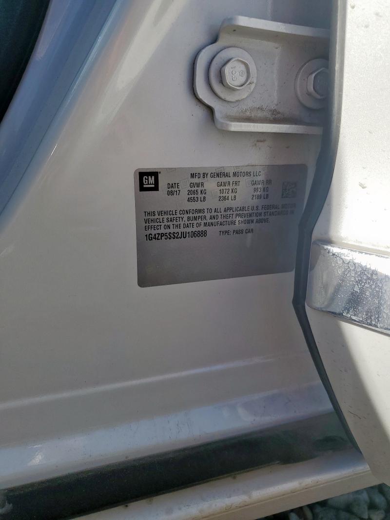 2018 BUICK LACROSSE E #3291549943