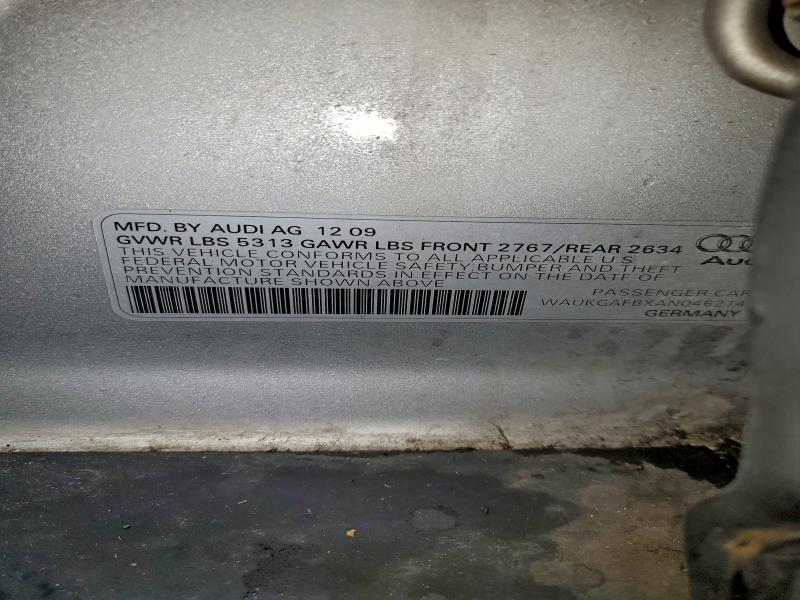 2010 AUDI A6 PRESTIG #3303840568