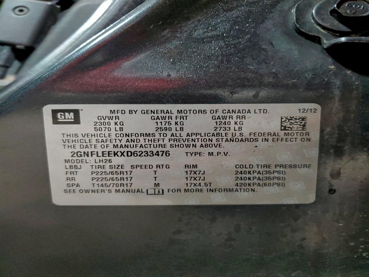 CHEVROLET EQUINOX LT