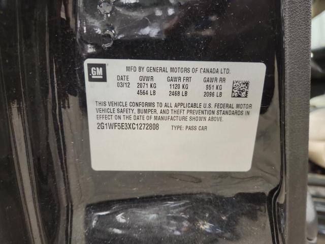 2012 CHEVROLET IMPALA LS #3302923117