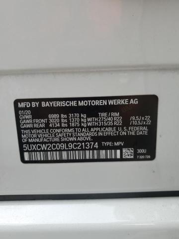 2020 BMW X7 XDRIVE4 - 5UXCW2C09L9C21374