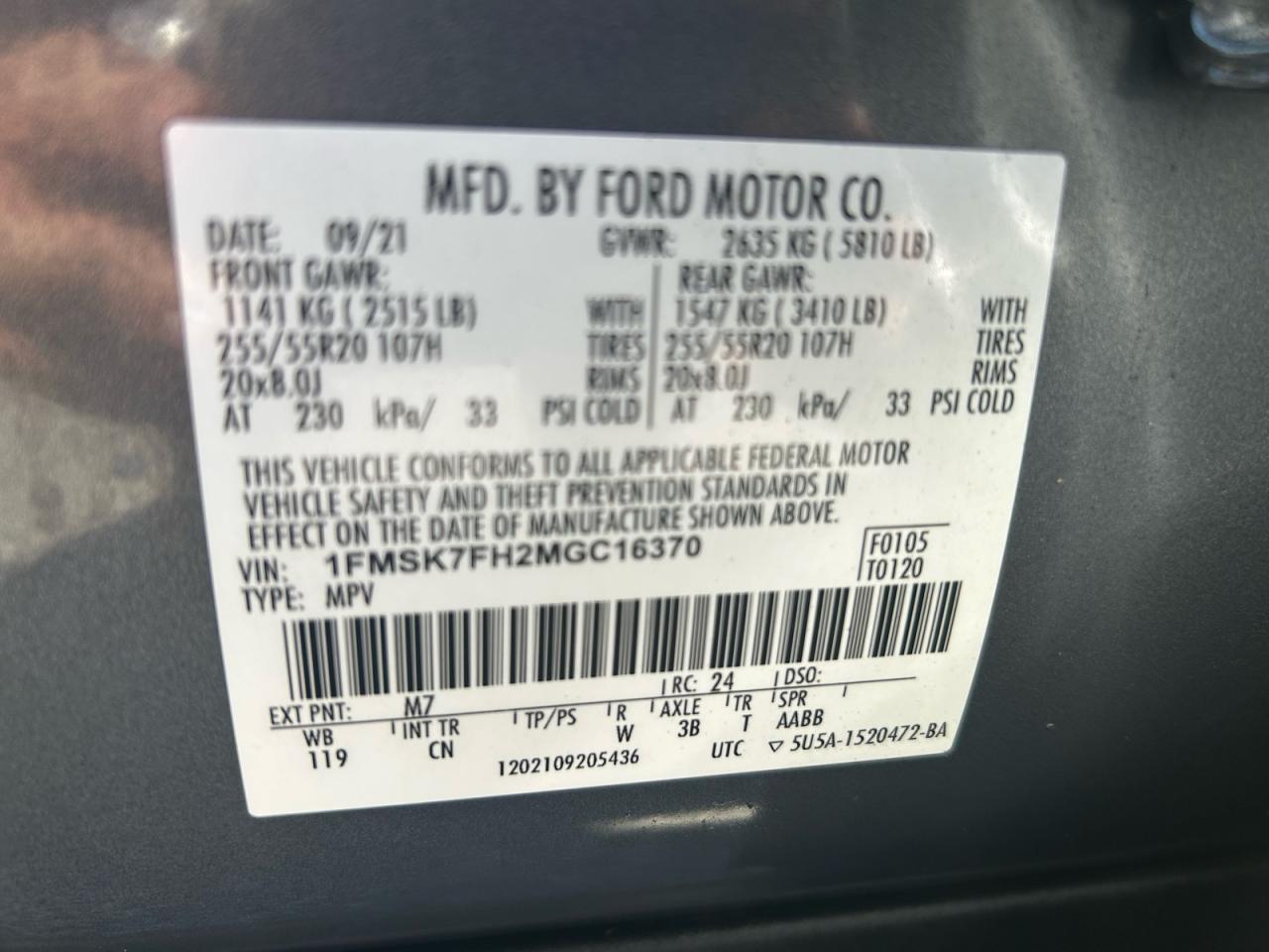 FORD EXPLORER LIMITED